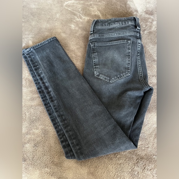 360 Tech Stretch Womens Skinny Low Rise Waist Cropped Jeans Gray 29 - Picture 3 of 11